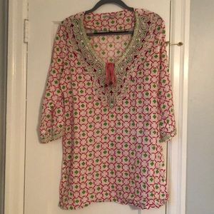 Barbara Gerwit Beaded Beach Cover-Up